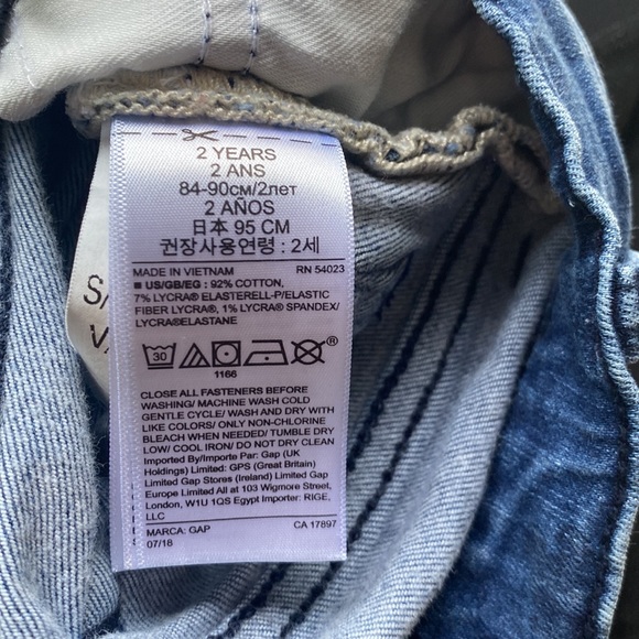 Baby Gap Disney Boys Mickey Mouse Slim Jeans 2T - Picture 9 of 10